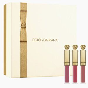 Dolce & Gabbana Everkiss Liquid Lip 3 piece Gift Set Damaged Box FREE SHPPING